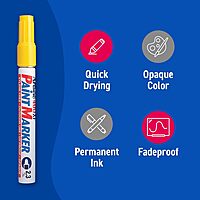 Artline 400XF yellow Paint Marker (Pack of 10) Artline 400XF yellow Paint Marker (Pack of 10)