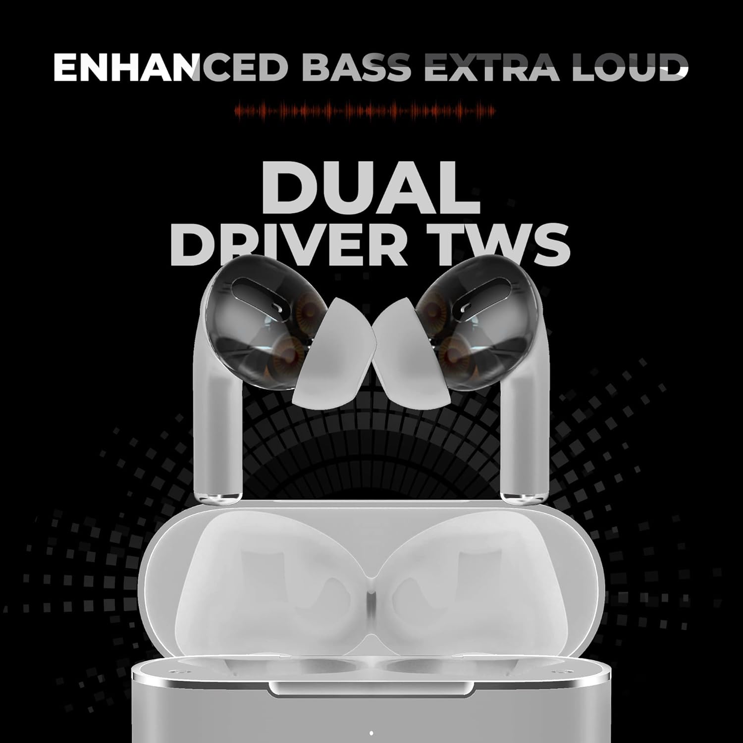 PLAY Playgo Dualpods Wireless Buds White