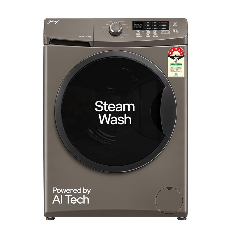 Godrej 8 Kg 5 Star I-Sense Technology Fully-Automatic Front Load Washing Machine