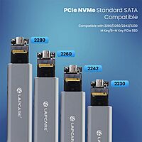 Protect and convert your internal SSD into a portable drive with Lapcare SSD casing. Easy to use, durable, and compatible with multiple SSD types.