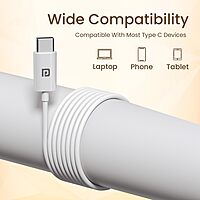 Portronics Conch Sigma C In-Ear Earbuds – Type-C | On/Off/Volume Switch | White | 6 Months Warranty