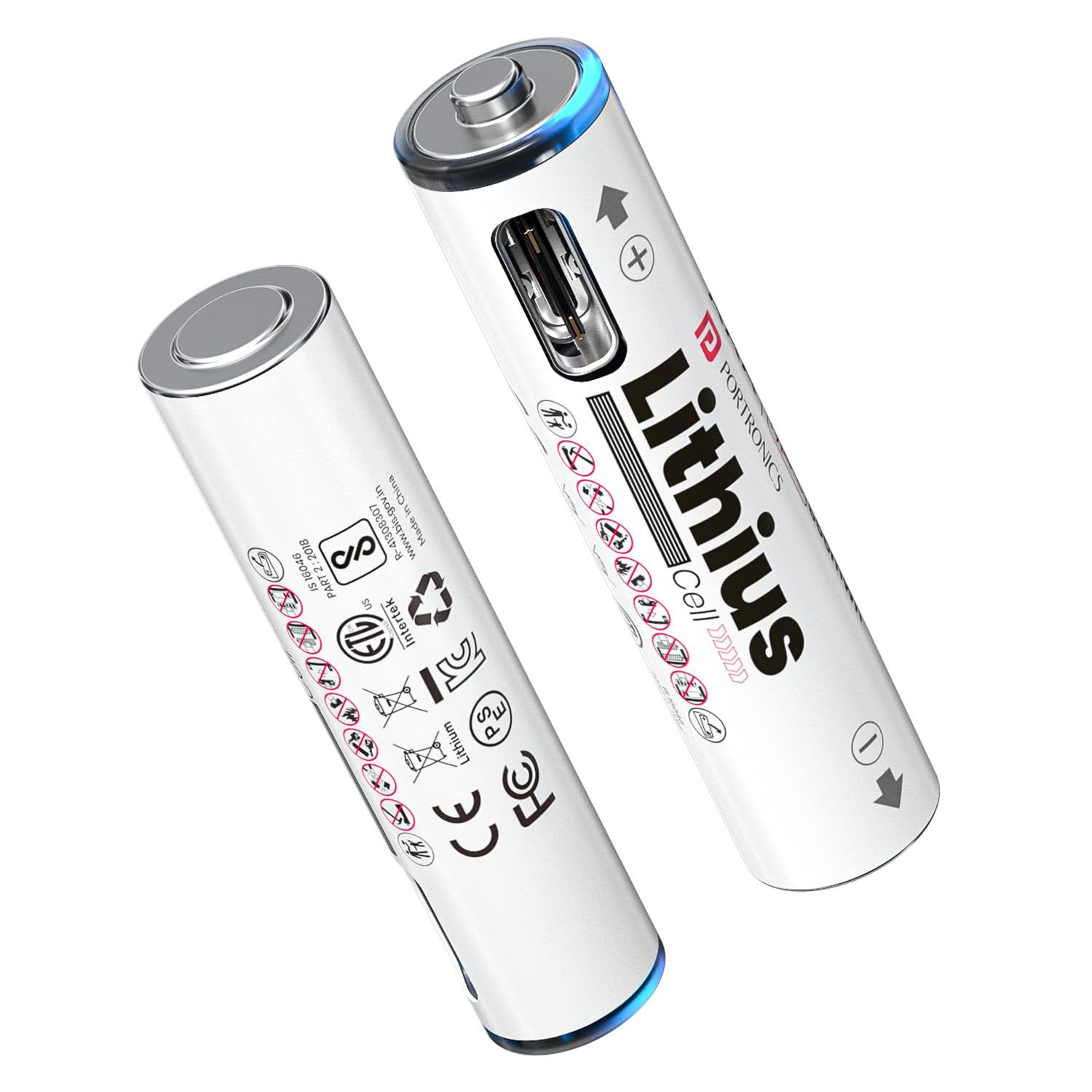 Portronics Lithius Cell AAA USB-C Rechargeable