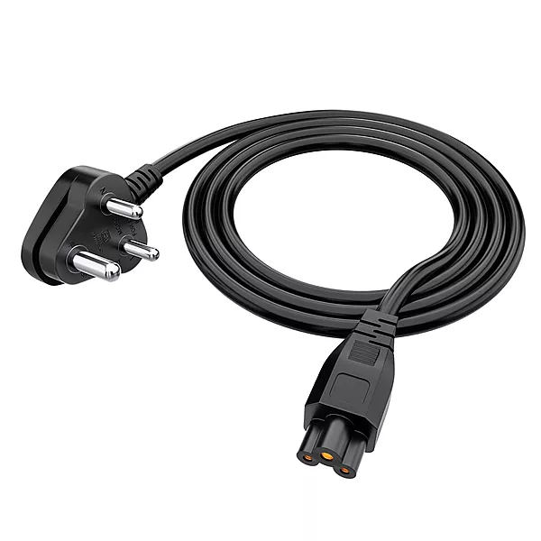 Portronics Konnect G3 Laptop Power Cable 1.2m – 3 Pin Power Cord