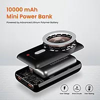 Portronics Wirecell 10 – 15W Wireless, 22.5W Wired-Black is a versatile charging solution, offering fast wireless charging up to 15W and wired charging at 22.5W for efficient power delivery.