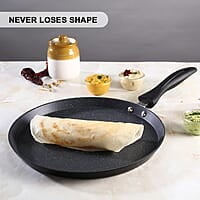 Wonderchef Duralite Die-cast 28 cm Dosa Tawa 5 Layer Healthy Duramax Non-Stick Coating