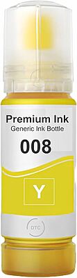 008 Ink for Epson L6460, L6490, L15150, L15160, L15180, L6570, L6580, M15140, M15180 (Yellow)