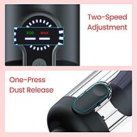 Portronics MOPCOP 4 Vacuum Cleaner – Portable |  Car Charger Cable Included | Black