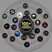 ZEBRONICS ZEB-FIT4220CH Smart Fitness Watch with Call Function via Built-in Speaker and Mic, SpO2, BP & Heart Rate Monitor, IP67 Water Resistant, 7 Sports Mode