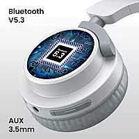 Portronics Muffs M2 Bluetooth Headphones – Enjoy 40 hours of playtime with superior sound quality, comfortable design, and seamless connectivity for an immersive audio experience on the go.