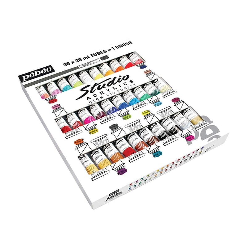 PEBEO STUDIO ACRYLIC COL 30x20ml PEBEO STUDIO ACRYLIC COL 30x20ml