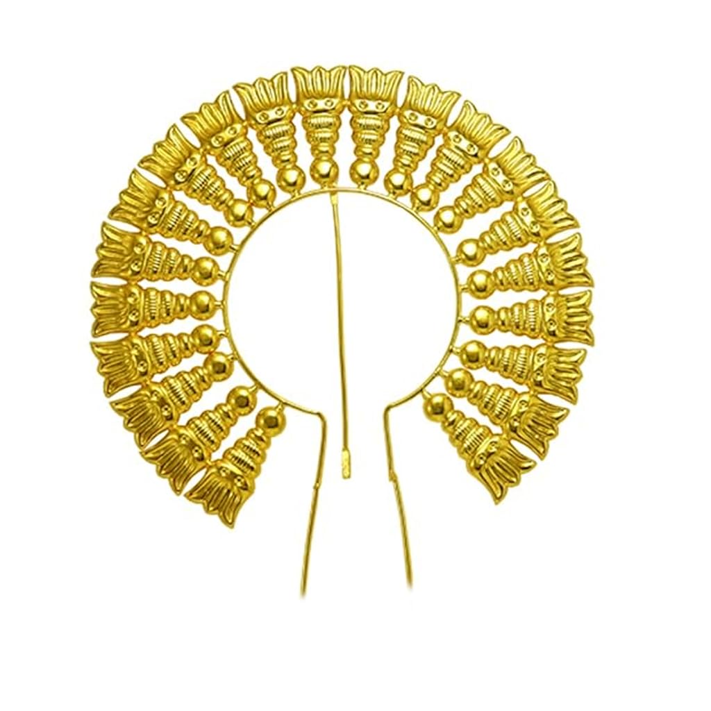 Laxmi Mukhota|Varalakshmi Idol Leaf Kireedom|Golden Arch Amman