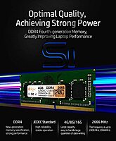 Techie 4GB DDR4 2666MHz Laptop RAM Stick, enhance your laptop's performance with this reliable memory upgrade. Ideal for multitasking and smooth operation, compatible with most laptops.