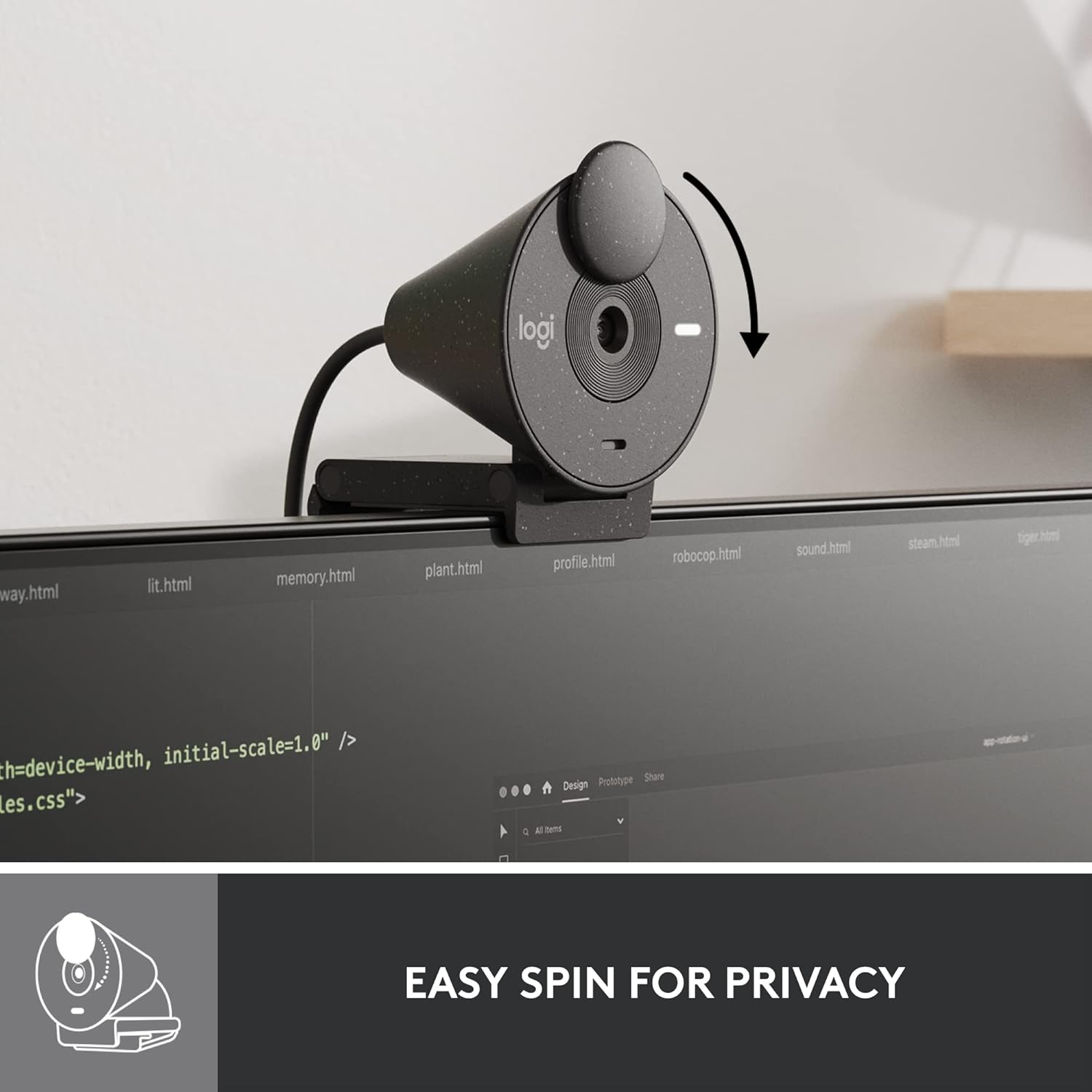 Logitech Brio 300 Webcam (Graphite)