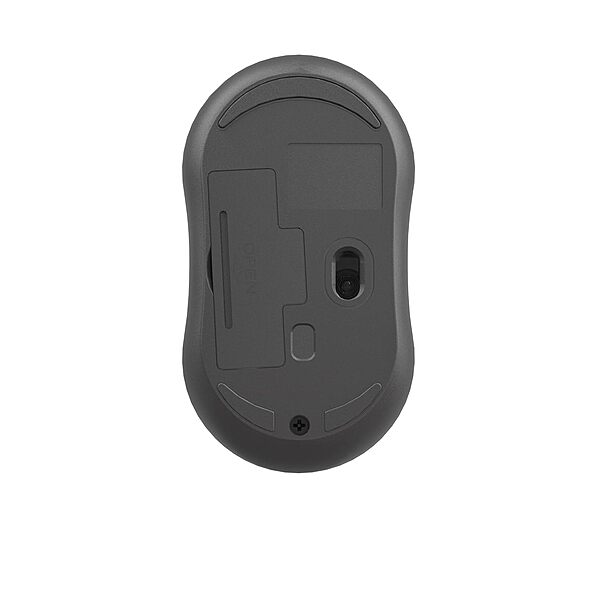 HAMMOK JOY Mini Wireless Mouse – Sleek Black & White design, compact size for portability, ergonomic shape for comfort, 2.4GHz wireless connectivity, perfect for home or office use.