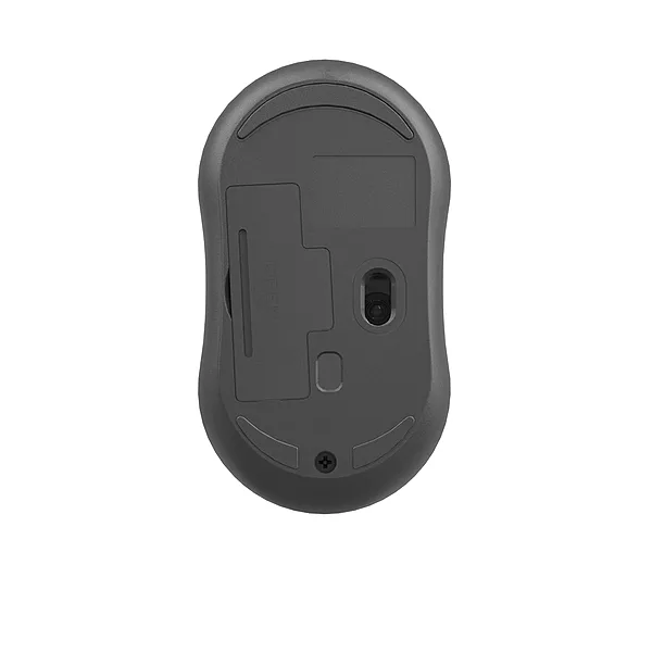 HAMMOK JOY Mini Wireless Mouse – Sleek Black & White design, compact size for portability, ergonomic shape for comfort, 2.4GHz wireless connectivity, perfect for home or office use.