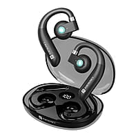 Portronics Harmonics Twins S14 Over Ear OWS Smart Wireless Earbuds with Mic,Secure & Flexible Earhook,15Hrs Playtime