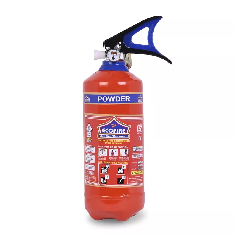 ABC Dry Powder Type Fire Extinguisher ISI Mark with Wall Mount Hook