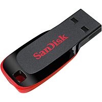 SanDisk Cruzer Blade 8GB USB 2.0 Pen Drive – Compact Storage | Red | 5 Years Warranty