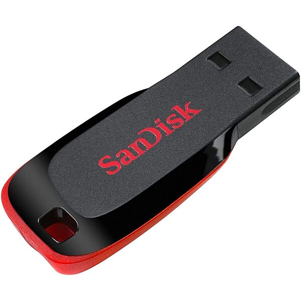 SanDisk Cruzer Blade 16GB USB 2.0 Pen Drive – Compact Storage | Red | 5 Years Warranty