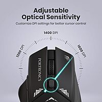 Portronics Key9 – Wireless Keyboard & Mouse Combo, Black. Stylish design, comfortable layout, stable wireless connection, extended battery life, ideal for work!