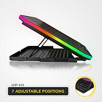 Lapcare Winner Pro LCP‑112 RGB Laptop Cooling Pad – 6 Fans, 7-Angle Adjustable, Dual USB
