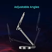 Portronics Mogun 3 – 360° Magnetic Car Phone Mount (Silver) offers a secure grip and versatile viewing angles. Its sleek design complements any car interior while ensuring easy access to your device.