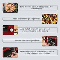 Wonderchef Oven Toaster Griller (OTG) Crimson Edge  9Litres 650W Bake Grill Roast