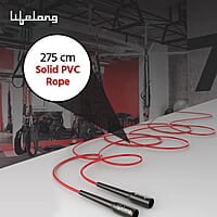 Lifelong LLSR01 Skipping Rope for Men, Women & Children - Jump Rope for Exercise Workout & Weight Loss