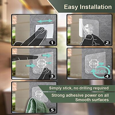 Self Adhesive Wall Hooks for Hanging