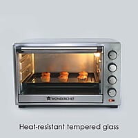 Wonderchef Oven Toaster Griller- 60 litres 6-Stage Heat Selection Bake, Grill, Roast