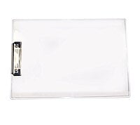 Transparent Exam Board with Side Rulers & Clip (Pack of 1 Pc),