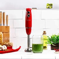 Wonderchef Crimson Edge 400 W Electric Hand Blender 2 Speed Selection