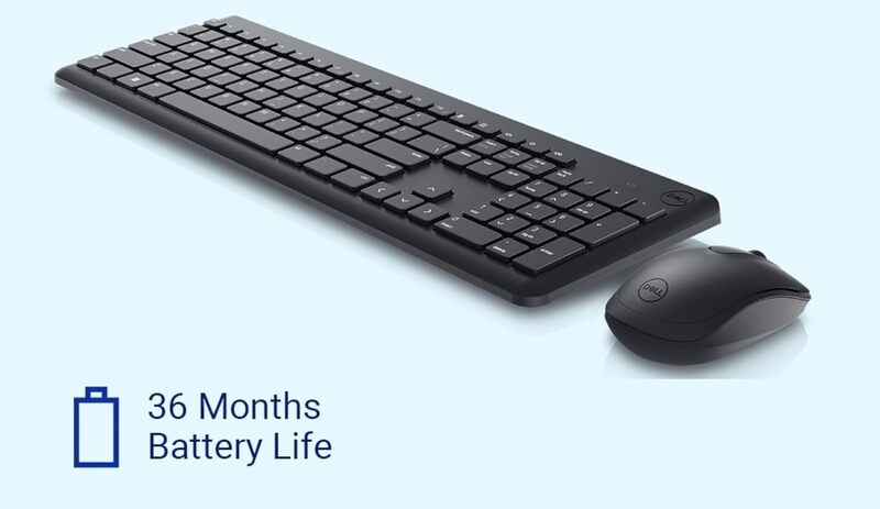 DELL WIRELESS KEYBOARD & MOUSE COMBO
