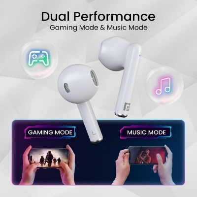 Portronics Twins S20 in Ear TWS Earbuds with 35 Hour Playtime, Touch Control, Low Latency, Game & Music Mode, 13mm Bass Dynamic Driver, IPX5 Water & Sweat Resistance, Type C Fast Charging Portronics Twins S20 in Ear TWS Earbuds with 35 Hour Playtime, Touch Control, Low Latency, Game & Music Mode, 13mm Bass Dynamic Driver, IPX5 Water & Sweat Resistance, Type C Fast Charging
