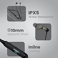 Portronics Harmonics Z8 Bluetooth In-Ear Headset – V5.3, Type-C, Magnetic Latch, LED Display