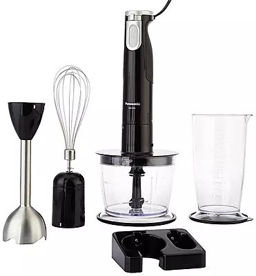Panasonic 600W Hand Blender – MX-SS1 – Black – Multi-Function Stick Blende