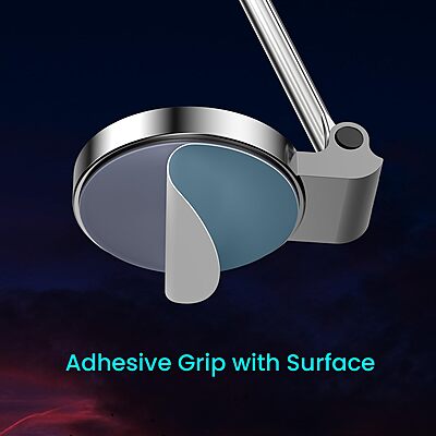 Portronics Mogun 3 – 360° Magnetic Car Phone Mount (Silver) offers a secure grip and versatile viewing angles. Its sleek design complements any car interior while ensuring easy access to your device.