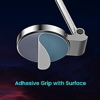 Portronics Mogun 3 Magnetic Car Phone Holder with 360° Rotation Base, Strong Magnets Metal Alloy Build