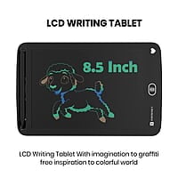 Portronics Ruffpad 8.5M Multicolor LCD Writing Pad with Screen 21.5cm (8.5-inch) for Drawing, Playing, Handwriting Gifts for Kids & Adults, India's