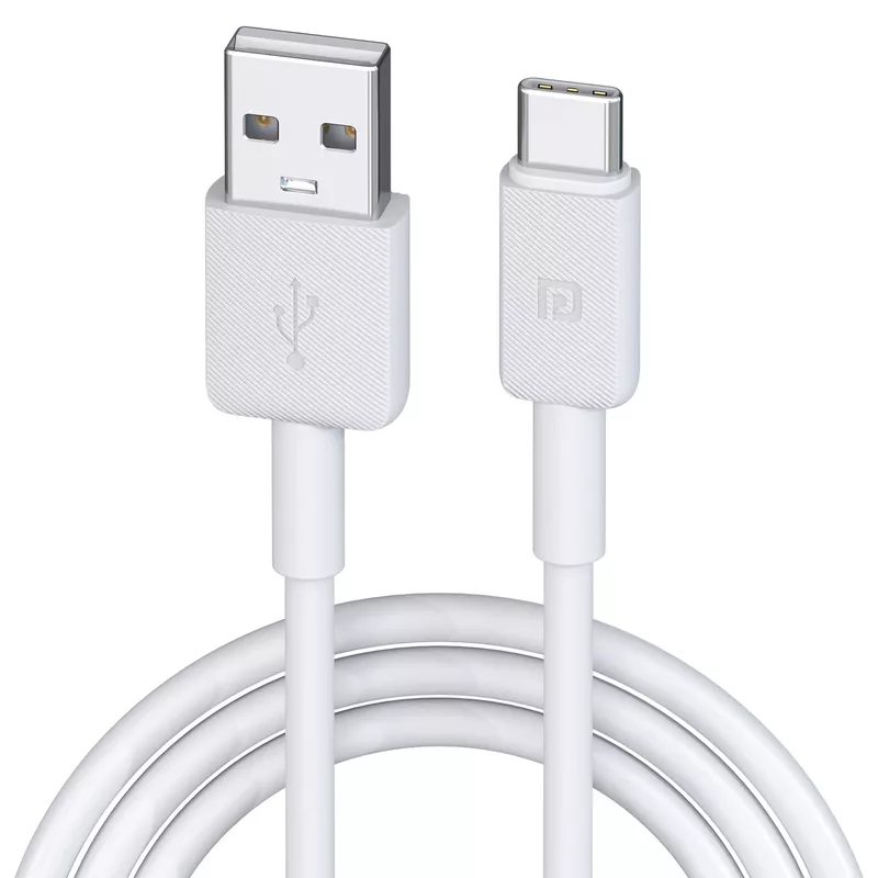 Portronics Konnect Link – Type-C Cable, 3A, 1M, White. Fast charging and data transfer, durable design, compatible with various devices, perfect for everyday use, reliable performance.