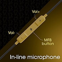 ZEBRONICS DC Black ADAM Edition Buds 30 3.5mm Stereo Bluetooth in Ear Earphone with Inline Microphone for Calling, Volume Control, 14mm Drivers, Stylish eartip Design and 1.2 Meter Durable Cable