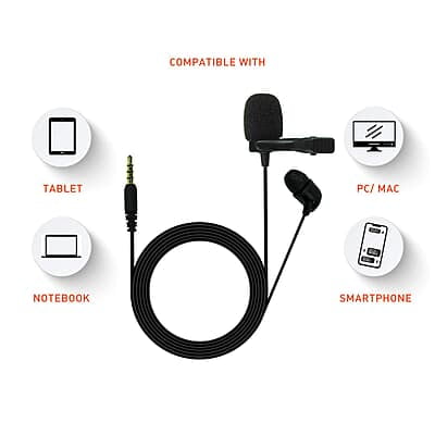 JBL Commercial CSLM20 AUX Microphone with Earphone JBL Commercial CSLM20 AUX Microphone with Earphone