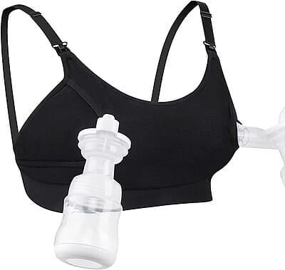 Hands-Free Pumping & Nursing Bra - Adjustable, Supportive, and Comfortable Maternity Wear for Breastfeeding Moms