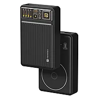 Portronics 2665 Luxcell Wireless Mini 20K Power Bank – 20000mAh | 15W Wireless | 22.5W PD | Black