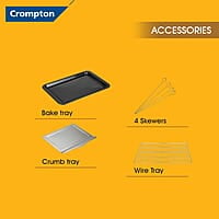 Crompton Baker's Delight 25 Ltr Oven Toaster Grill (OTG) with convection