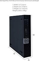 Refurbished Dell Optiplex 7070 MFF i5 9th Gen Desktop | 8GB/16GB RAM | 256GB/512GB SSD | W11