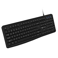 Portronics Ki-Pad 4 USB Keyboard – Full Size, Black. Ergonomic design, responsive keys, and durable build. Perfect for home or office use. Enhance your typing experience with this sleek keyboard.