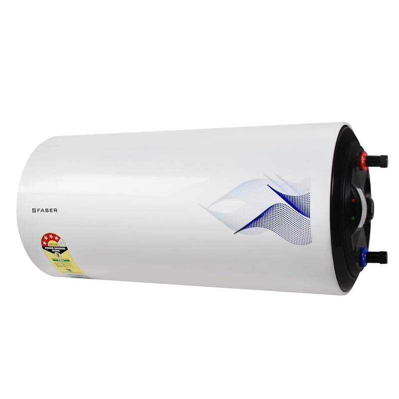 Faber Jazz 25L Horizontal (LH) Storage Water Geyser Temperature Control (30-75°C) 2000W
