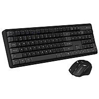 Portronics Key9 – Wireless Keyboard & Mouse Combo, Black. Stylish design, comfortable layout, stable wireless connection, extended battery life, ideal for work!
