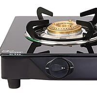 Wonderchef Glory 2 Burner Glass Cooktop, Stainless Steel Drip Tray,Manual Ignition Gas Stove